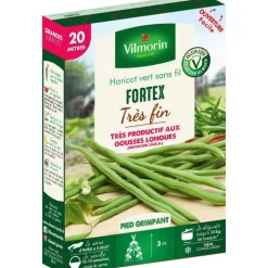 Graines de haricot sans fil Fortex très fin Vilmorin - graines à semer