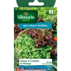 Graines de laitue à couper en mélange Vilmorin - graines à semer