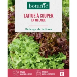 Graines de laitue à couper en mélange botanic® - graines à semer