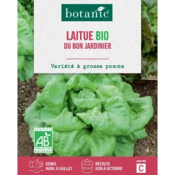 Graines de laitue du bon jardinier bio botanic® - graines à semer