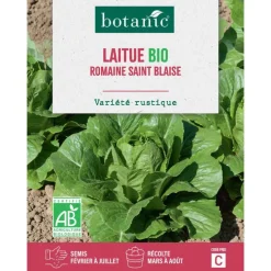 Graines de laitue romaine Saint Blase bio botanic® - graines à semer