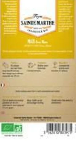 Graines de Maïs doux bio Ferme de Sainte Marthe - 50 graines à semer