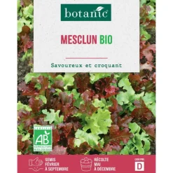 Graines de mesclun bio botanic® - graines à semer