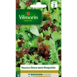 Graines de mesclun doux sans roquette Vilmorin - graines à semer