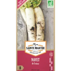 Graines de Navet de Croissy bio Ferme de Sainte Marthe - graines à semer