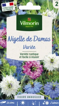 Graines de Nigelle de Damas variée Vilmorin - graines à semer