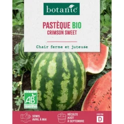 Graines de pastèque crimson sweet bio botanic® - graines crimson semer
