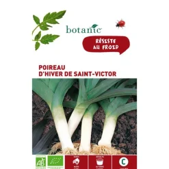 Graines de Poireau d’hiver de Saint Victor bio botanic® - graines à semer