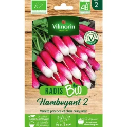 Graines de radis flamboyant 2 bio Vilmorin - graines à semer