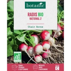 Graines de radis national 3 bio botanic® - graines à semer