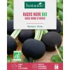 Graines de radis noir gros rond d'hiver bio botanic® - graines à semer