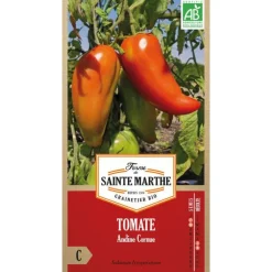 Graines de tomate andine cornue bio Ferme de Sainte Marthe - graines à semer
