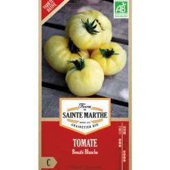 Graines de Tomate beauté blanche bio Ferme de Sainte Marthe - graines à semer
