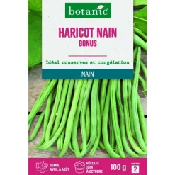 Graines d'haricot nain bonus botanic® - graines nain semer