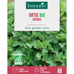 Graines d'ortie dioïque bio botanic® - graines dioïque semer