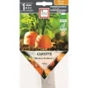 Graines présemées de carotte nantaise améliorée bio Ernest Turc - 1 ruban de 3 m