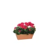 Géranium rose foncé plante artificielle jardinière Terra 39x13x40 cm