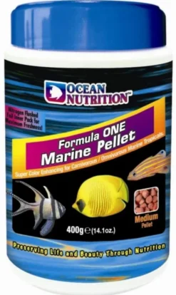 Granulés marins medium sans colorants, OCEAN NUTRITION - One Marine, 400g