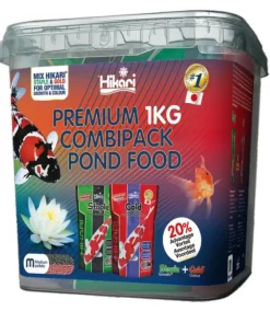 Granulés medium pour carpes koïs - HIKARI Staple & Gold Mini Combi Pack  - 5-5.5mm, 1kg