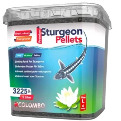 Granulés nourriture esturgeons taille L, 9mm, COLOMBO BASSIN - 3225g (5L)