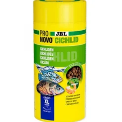 Granulés poissons XL spécifiques cichlidés, JBL ProNovo Cichlid Grano - 530g/1L