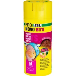 Granulés pour Discus et autres Cichlidés d’Amérique du Sud exigeants JBL Pronovo Bits Grano M Click - 250 ml