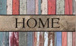 Grattoir en caoutchouc floqué multicolore Sweetsol Home - 60 x 40 cm