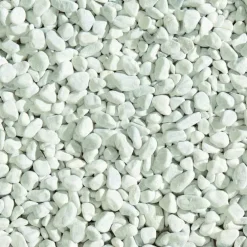 Graviers de marbre de Carrare blanc calibre 7 à 15 mm en sac de 20 kg