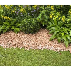 Graviers de marbre de Vérone rouge calibre 15 à 25 mm en sac de 20 kg