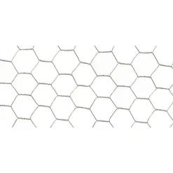 Grillage Galvanex maille hexagonale 1,3 cm Métal galvanisé Gris L5 m x H50 cm