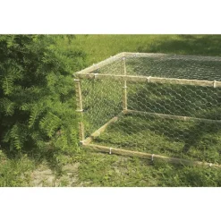 Grillage Galvanex maille hexagonale 1,3 cm Métal galvanisé Gris L5 m x H50 cm