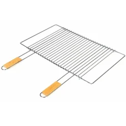 Grille coulissante en acier chromé - 51 x 37 cm