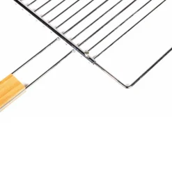 Grille coulissante en acier chromé - 51 x 37 cm