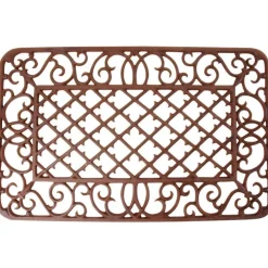 Grille paillasson fonte rectangulaire 66,8x41 cm