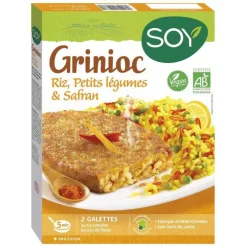 Grinioc de riz légumes et safran bio 200 g