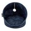 Grotte pour chat bleu Kensington Scruffs – Taille 44 x 44 x 48 cm