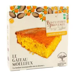 Gâteau gourmet aux amandes orange bio Biscuiterie de Provence - 250 g