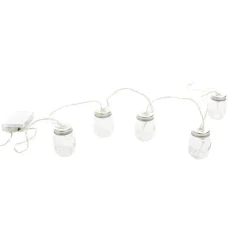 Guirlande à mini ampoules avec 20 LED blanc chaud 1,90 m