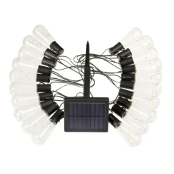 Guirlande DécoBulb 40 LED coloris transparent effet blanc chaud en plastique Smartgarden - 18 m