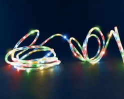 Guirlande lumineuse à 250 micro LED multicolore et tube transparent Fil Lumière®  - 7,5 m