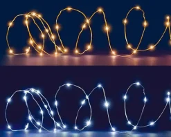 Guirlande lumineuse à 25 micro-LED sur piles - 2,40 m