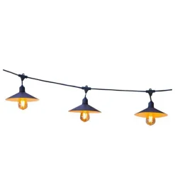 Guirlande lumineuse à lumière blanc chaud raccordable sur secteur - 6 m