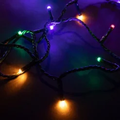 Guirlande lumineuse LED à lumière animée multicolore sur secteur - 25 m