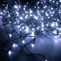 Guirlande lumineuse LED à lumière fixe blanc froid - 16 m