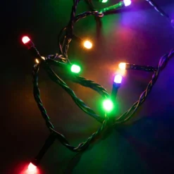 Guirlande lumineuse LED à lumière animée multicolore sur secteur - 20 m