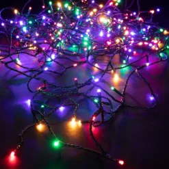 Guirlande lumineuse LED à lumière animée multicolore sur secteur - 8 m