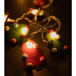 Guirlande lumineuse LED à lumière fixe blanc chaud à piles - 2,25 m