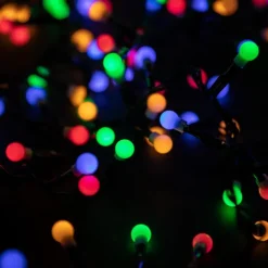 Guirlande lumineuse LED à lumière animée multicolore sur secteur - 9 m