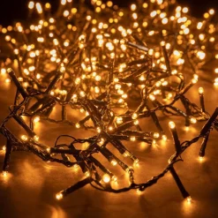Guirlande lumineuse LED à lumière animée blanc chaud sur secteur - 20 m