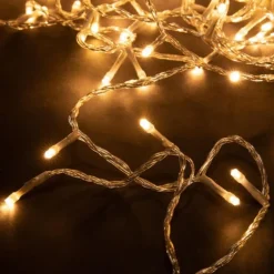 Guirlande lumineuse LED à lumière animée blanc chaud sur secteur - 16 m